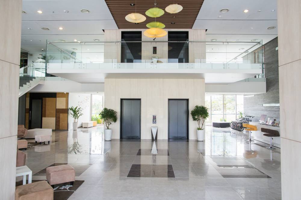 Premium office building maintenance Irvine Spectrum by EBS