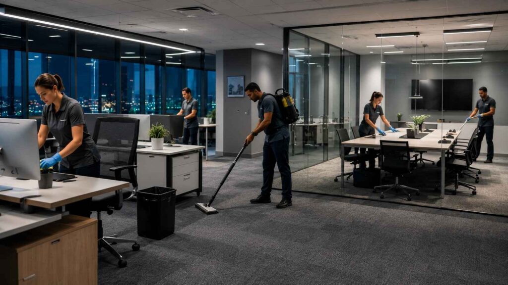 Professional office cleaning checklist for daily and weekly tasks